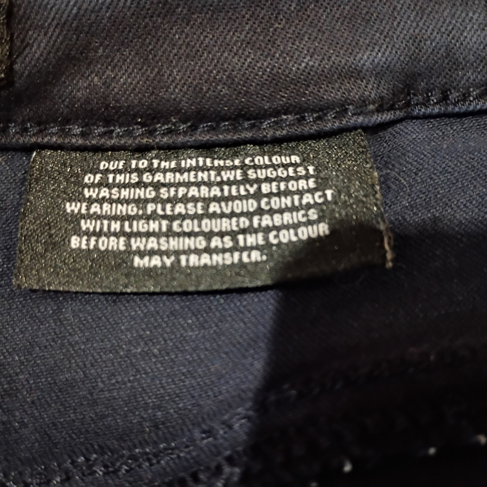 EUC‎ Size 12/32 BUFFALO DAVID BITTON Navy Mid-Rise Stretch Skinny Comfy Jeans - Picture 12 of 12